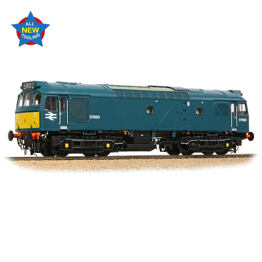 Bachmann Branchline 32-333 Class 25/3 D7660 BR Blue (Small Yellow Panels)