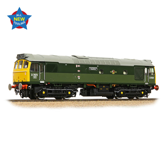 Bachmann Branchline 32-334 Class 25/3 D7672 'Tamworth Castle' BR Two-Tone Green