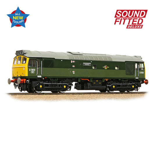 Bachmann Branchline 32-334SFX Class 25/3 D7672 'Tamworth Castle' BR Two-Tone