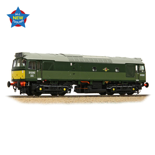Bachmann Branchline 32-341 Class 25/2 D5282 BR Two-Tone Green (Yellow Panels)