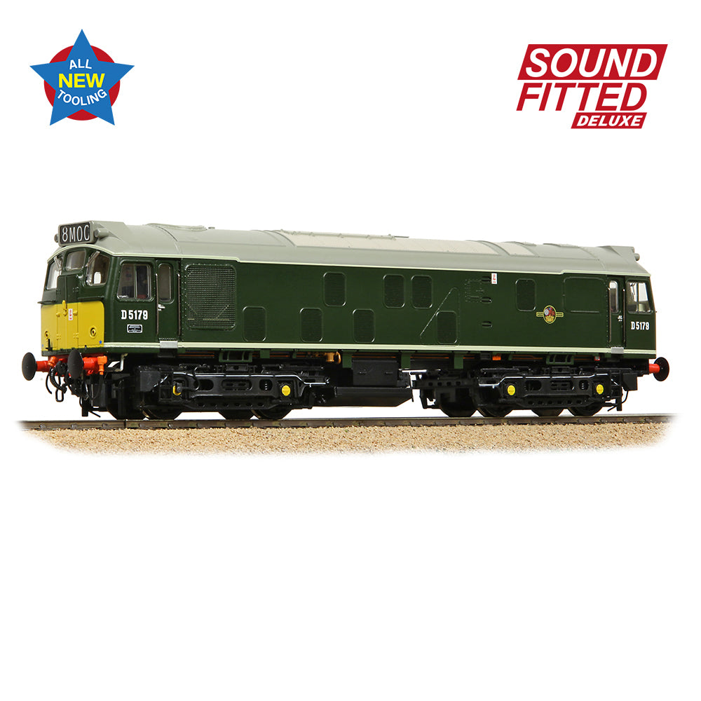 Bachmann Branchline 32-343ASFX Class 25/1 D5179 BR Green (Small Yellow Panels)