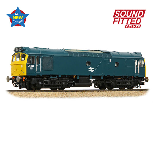 Bachmann Branchline 32-345SFX Class 25/2 25155 BR Blue