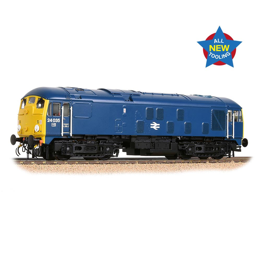 Bachmann Branchline 32-416 Class 24/0 24035 Disc Headcode BR Blue