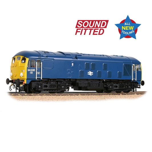 Bachmann Branchline 32-416SF Class 24/0 24035 Disc Headcode BR Blue