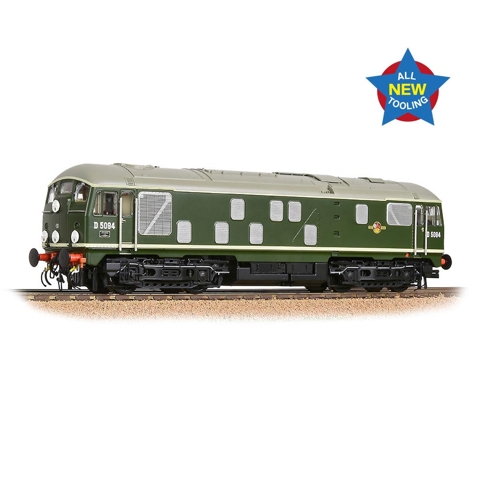 Bachmann Branchline 32-443 Class 24/1 D5094 Disc Headcode BR Green Late Crest