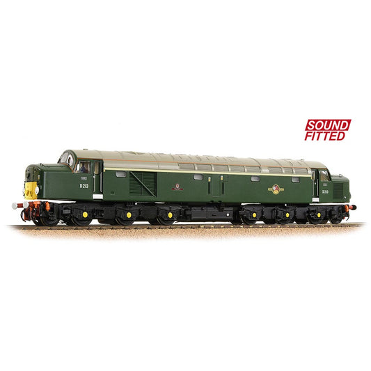 Bachmann Branchline 32-487SF Class 40 Disc Headcode D213 'Andania' BR Green (Small Yellow Panels) OO Gauge