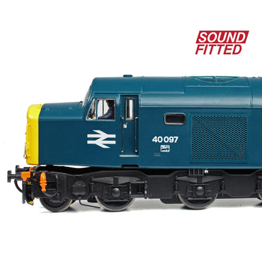 Bachmann Branchline 32-489SF Class 40 Disc Headcode 40097 BR Blue Loco