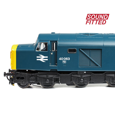 Bachmann Branchline 32-490SF Class 40 Centre Headcode (ScR) 40063 BR Blue Loco
