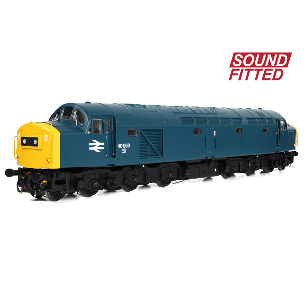 Bachmann Branchline 32-490SF Class 40 Centre Headcode (ScR) 40063 BR Blue Loco