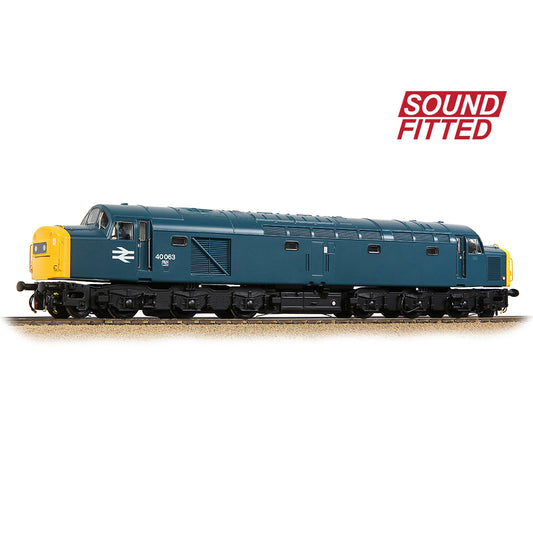 Bachmann Branchline 32-490SF Class 40 Centre Headcode (ScR) 40063 BR Blue Loco