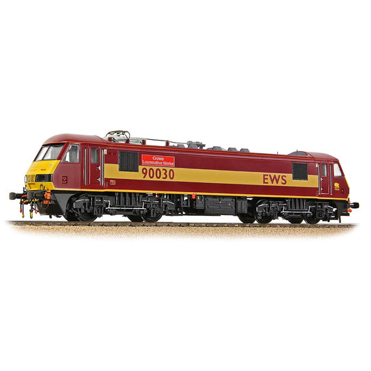 Bachmann Branchline 32-619 Class 90 90030 'Crewe Locomotive Works' EWS OO Gauge