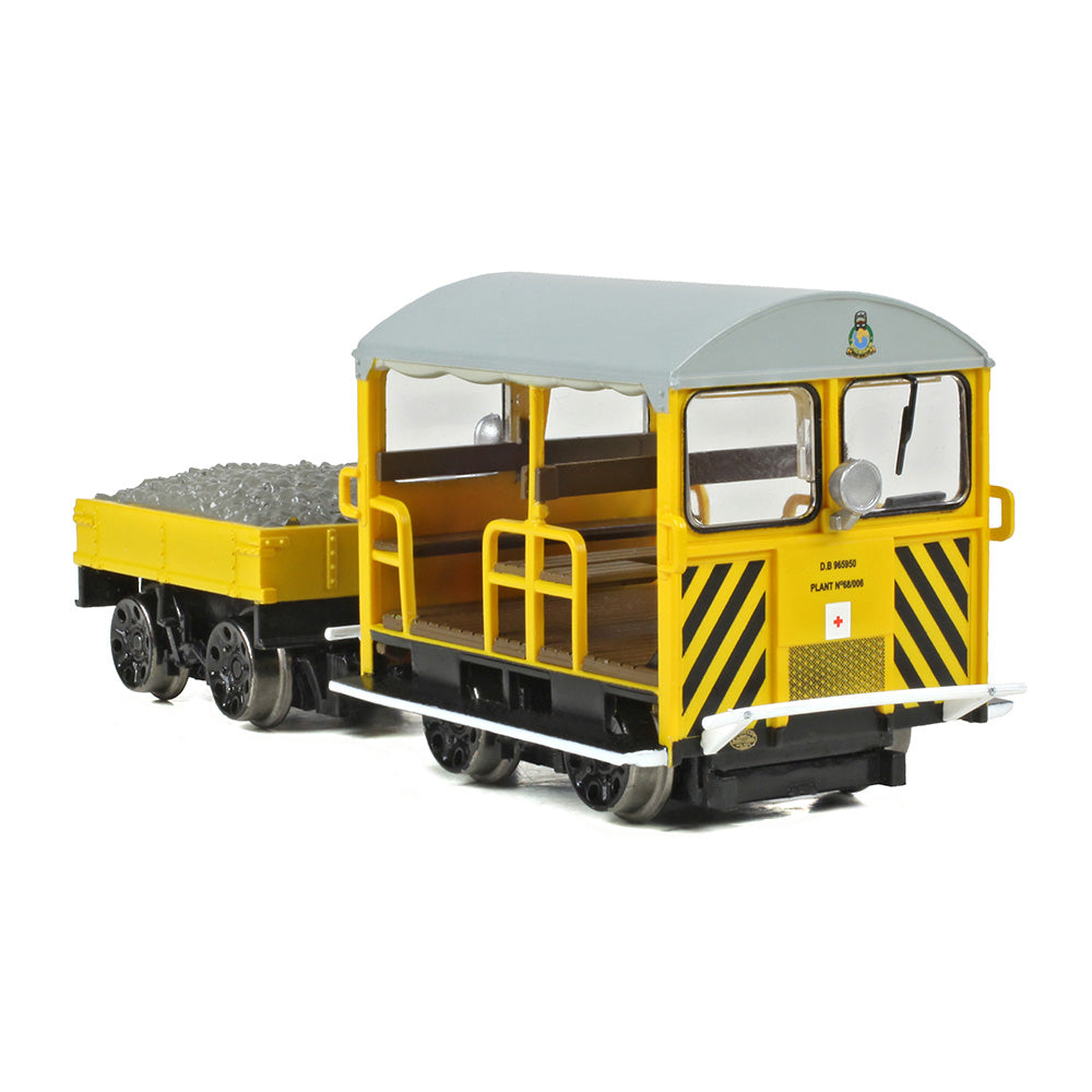 Bachmann Branchline 32-993A Wickham Type 27 Trolley Car BR Dept. Yellow (Wasp)