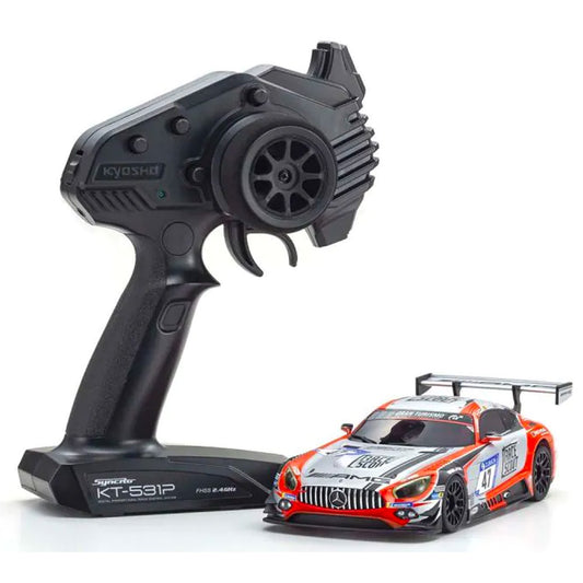 Kyosho Mini-Z RWD Mercedes AMG GT3 No.47 Nurburgring 2018 1:27 RTR RC 32338FRS