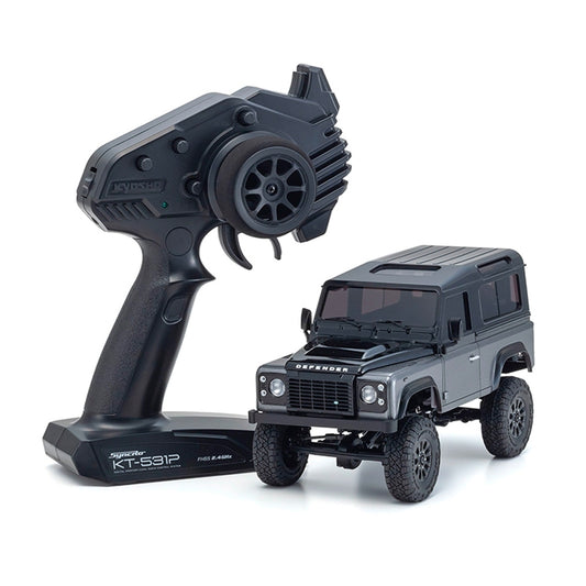 Kyosho Mini-Z Land Rover Defender 90 Autobiography 1:24 RTR RC Car 32526GM