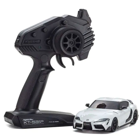Kyosho Mini-Z AWD Toyota GR Supra TRD Aero White Metallic 1:27 RTR RC 32626W
