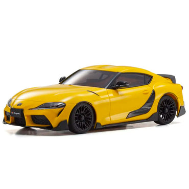 Kyosho Mini-Z AWD Toyota GR Supra TRD Aero Lightning Yellow 1:27 RTR RC 32626Y