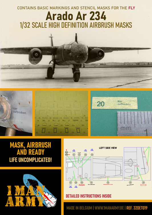 1ManArmy 32DET019 1:32 Arado Ar-234B-2