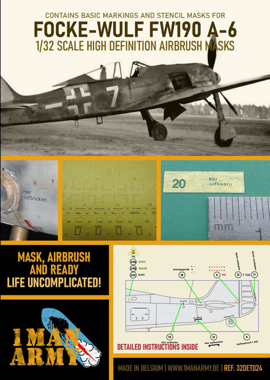 1ManArmy 32DET024 1:32 Focke-Wulf Fw-190A-6