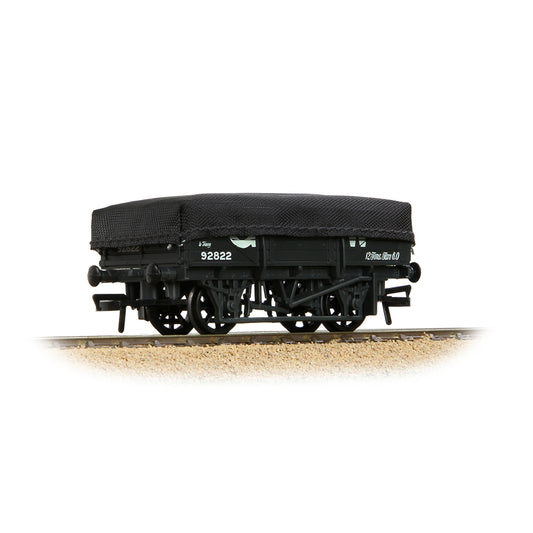 Bachmann Branchline 33-088C 5 Plank China Clay Wagon GWR Grey w/Tarpaulin Cover