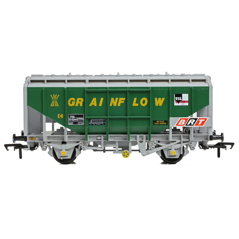 Bachmann Branchline 33-132A 35 Ton PAA Bulk Grain Wagon 'Grainflow' Green & Grey