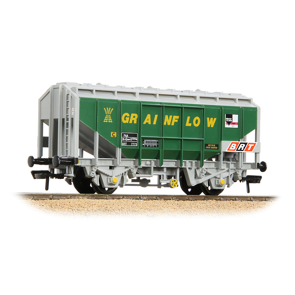 Bachmann Branchline 33-132A 35 Ton PAA Bulk Grain Wagon 'Grainflow' Green & Grey