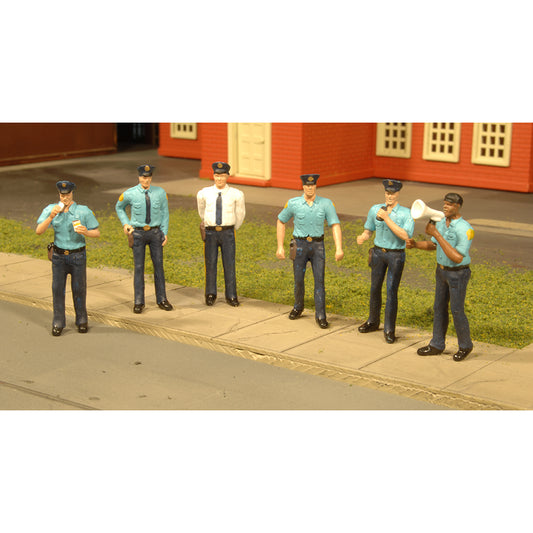 Bachmann USA Police Squad (6/Pack) HO Gauge 33104