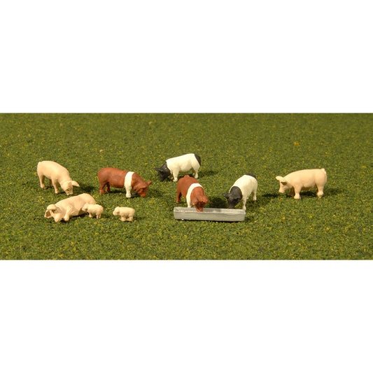 Bachmann USA Pigs (9/Pack) HO Gauge 33118