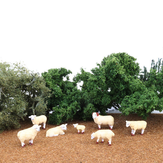 Bachmann USA Sheep (7/Pack) HO Gauge 33122