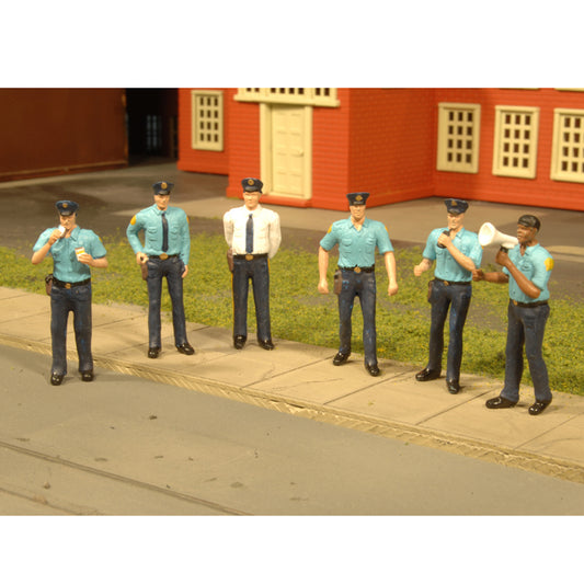 Bachmann USA Police Squad (6/Pack) O Gauge 33154