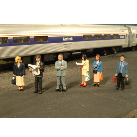 Bachmann USA Standing Platform Passengers (6/Pack) O Gauge 33160