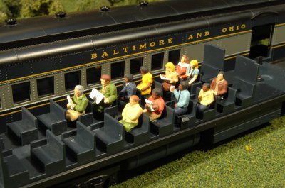 Bachmann USA 33165 Waist-Up Seated Passengers (12/Pack) 1:48 Gauge