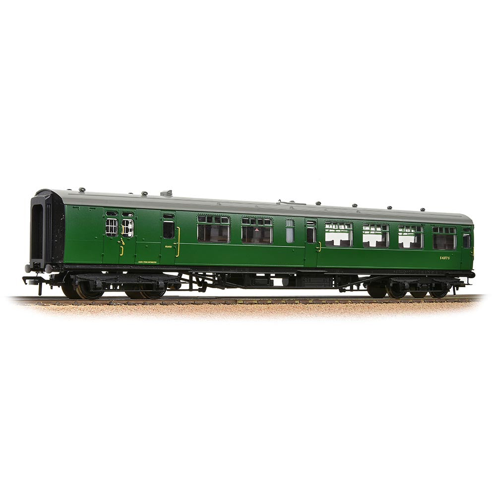 Bachmann Branchline 34-726 SR Bulleid Brake Third Semi-Open 10'' Vents BR SR Green