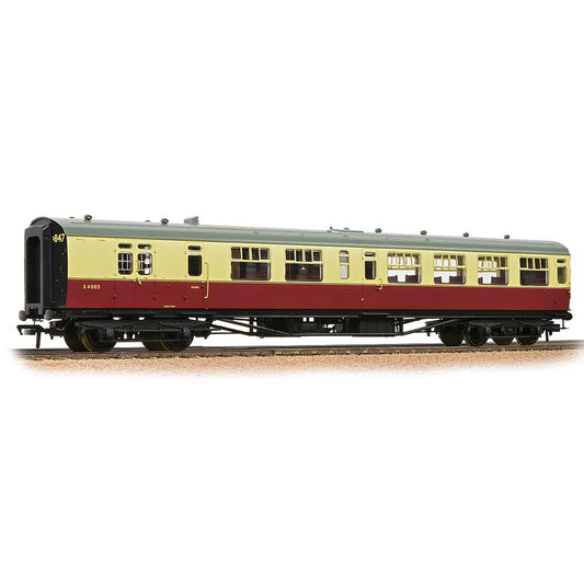 Bachmann Branchline 34-727 SR Bulleid Brake Third Semi-Open 15'' Vents BR Crimson & Cream