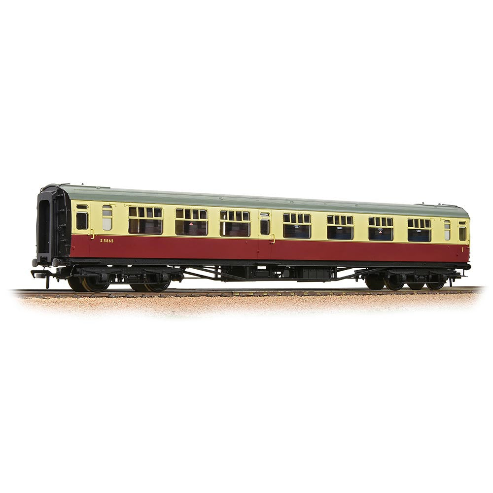 Bachmann Branchline 34-751 SR Bulleid Composite Corridor 15'' Vents BR Crimson & Cream