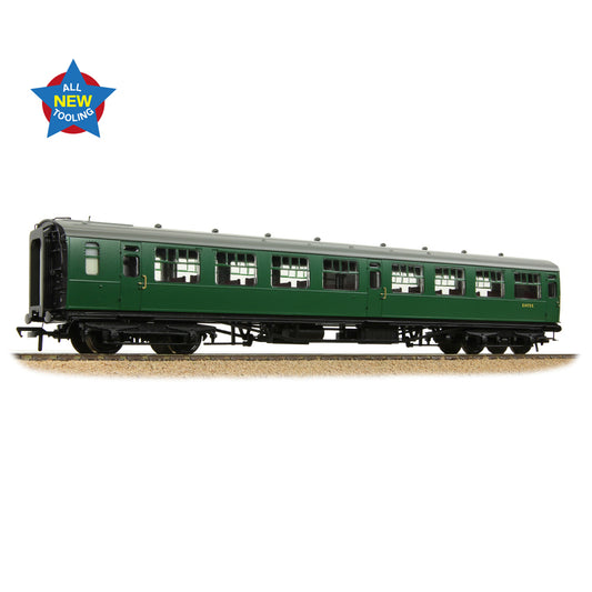 Bachmann Branchline 34-826 SR Bulleid Second Open 15" Vents BR (SR) Green OO