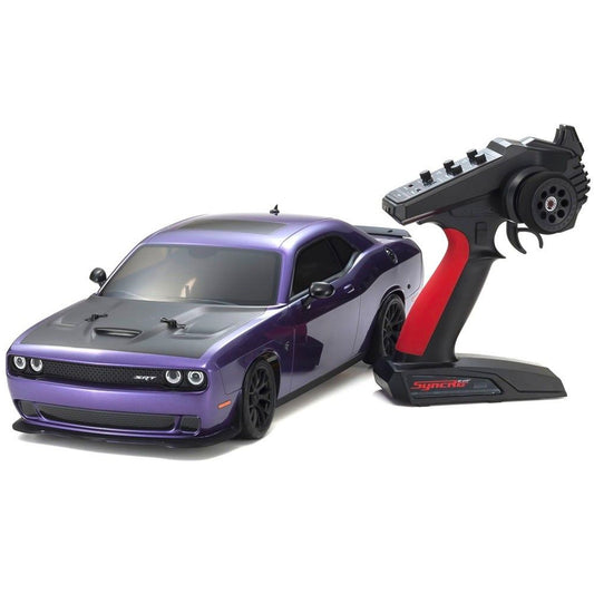 Kyosho Fazer MK2 Dodge Challenger SRT 2015 Purple 1:10 RTR RC Car 34415T1B
