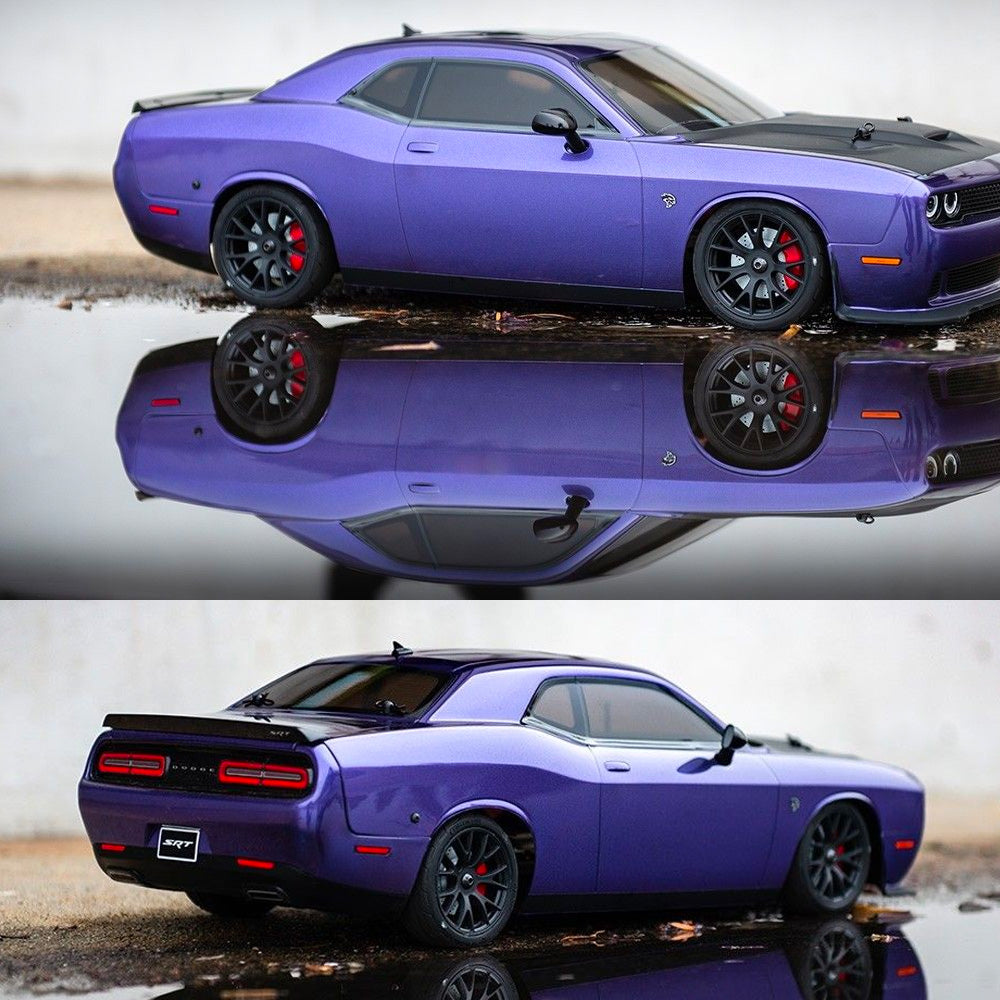 Kyosho Fazer MK2 Dodge Challenger SRT 2015 Purple 1:10 RTR RC Car 34415T1B