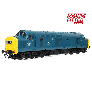 Bachmann Branchline 35-303SFX Class 37/0 Centre Headcode 37305 BR Blue Loco
