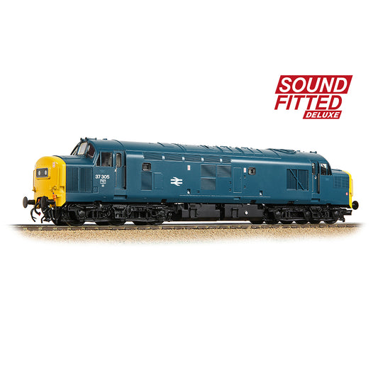 Bachmann Branchline 35-303SFX Class 37/0 Centre Headcode 37305 BR Blue Loco