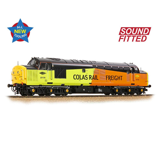 Bachmann Branchline 35-310SF Class 37/0 Centre Headcode 37175 Colas Rail OO Gauge