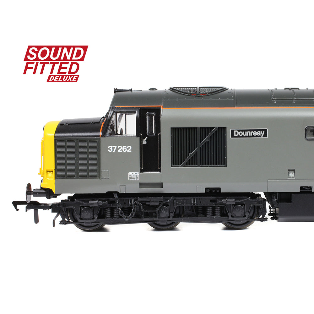 Bachmann Branchline 35-311SFX Class 37/0 Centre Headcode 37262 Dounreay BR Grey