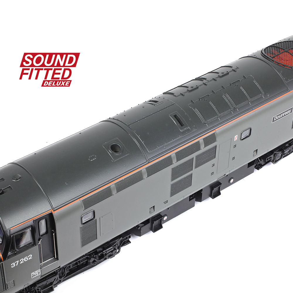 Bachmann Branchline 35-311SFX Class 37/0 Centre Headcode 37262 Dounreay BR Grey
