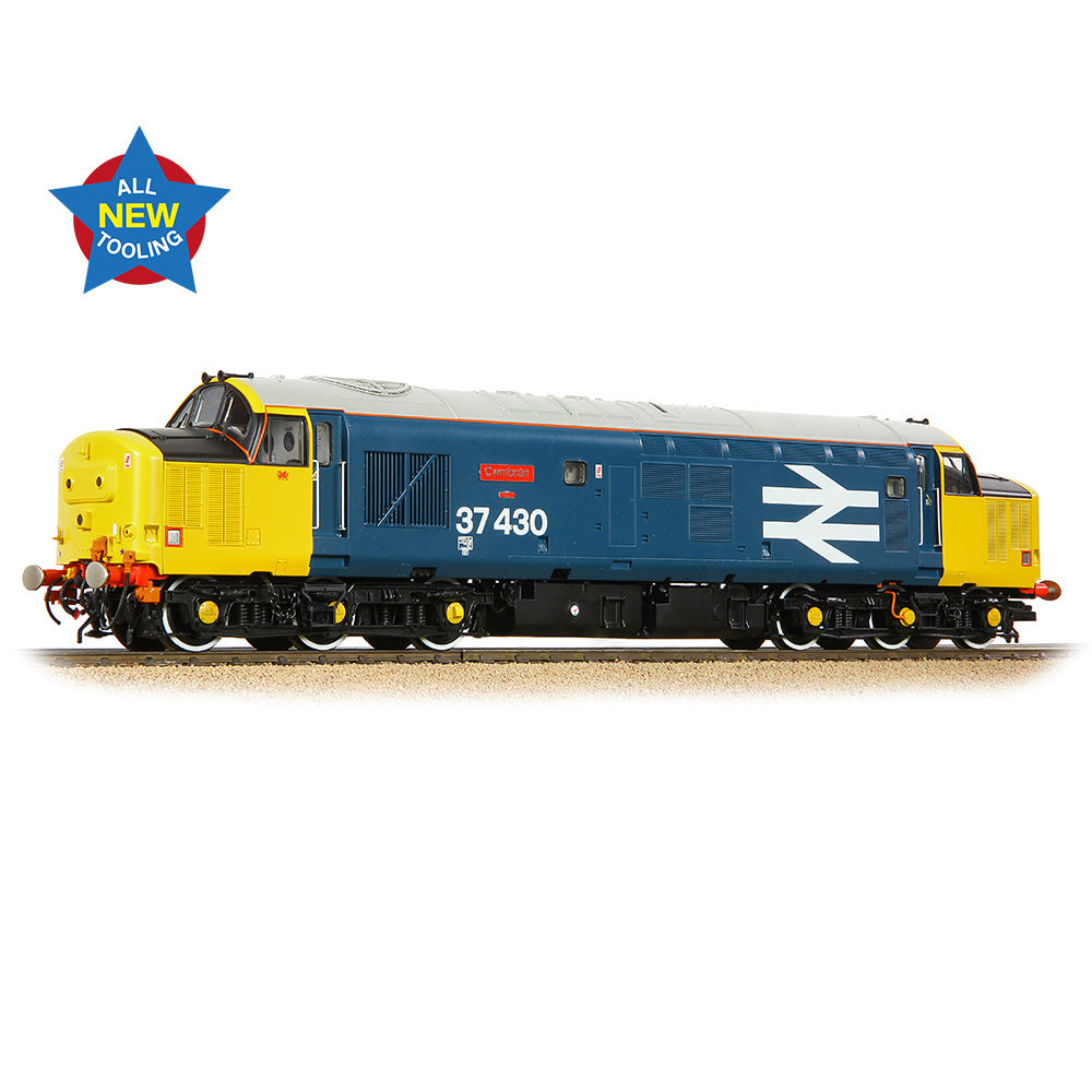 Bachmann Branchline 35-335 Class 37/4 Refurbished 37430 'Cwmbran' BR Blue (Large Logo) OO Gauge