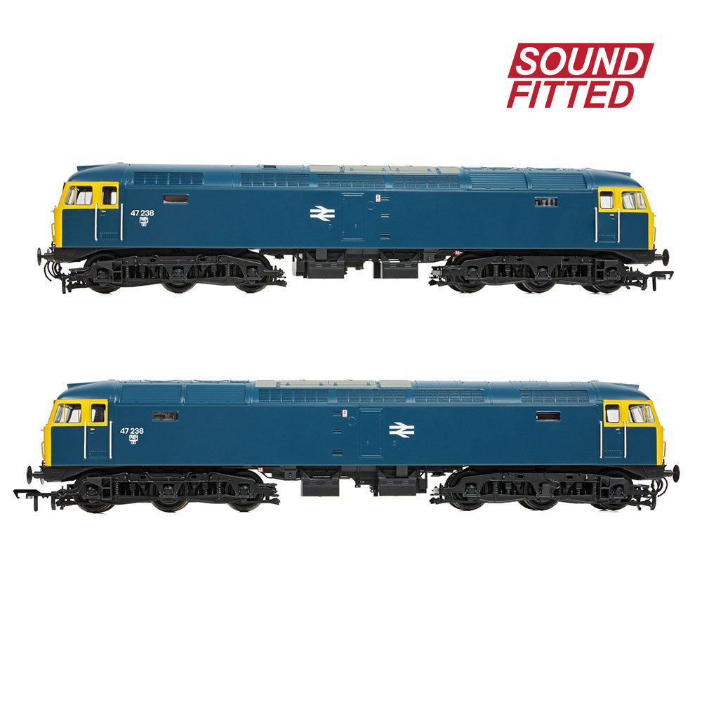 Bachmann Branchline Class 47/0 47238 BR Blue SOUND FITTED 35-411BSF