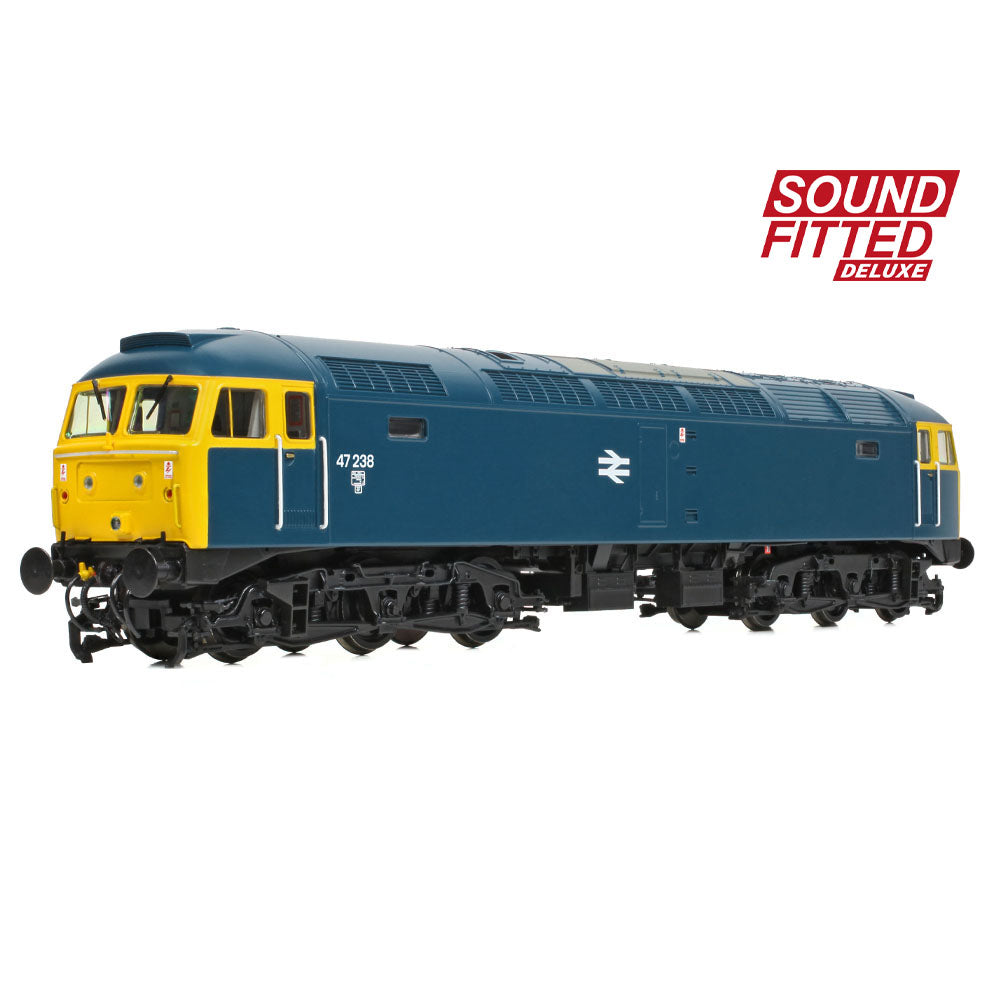 Bachmann Branchline Class 47/0 47238 BR Blue SOUND FITTED DELUXE 35-411BSFX