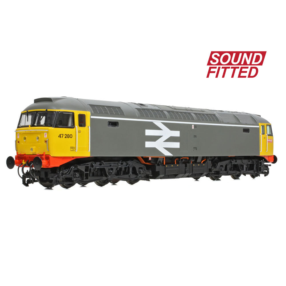 Bachmann Branchline Class 47/0 47280 BR Railfreight Grey SOUND FITTED 35-416SF