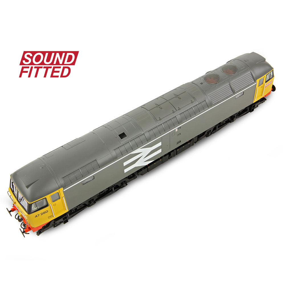 Bachmann Branchline Class 47/0 47280 BR Railfreight Grey SOUND FITTED 35-416SF
