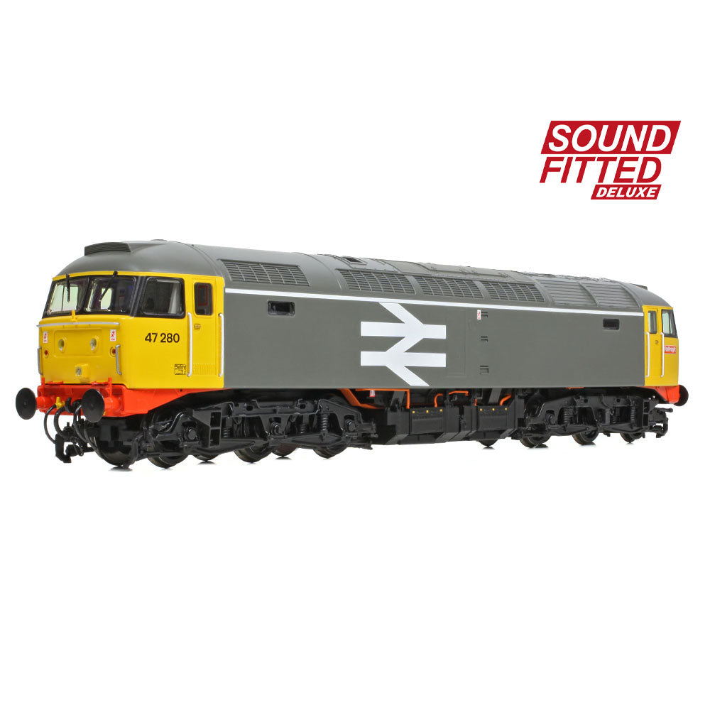 Bachmann Branchline Class 47/0 47280 BR Railfreight Grey SF DELUXE 35-416SFX