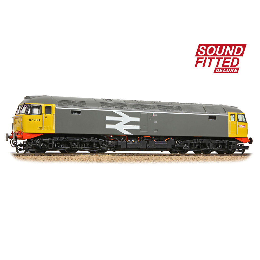 Bachmann Branchline Class 47/0 47280 BR Railfreight Grey SF DELUXE 35-416SFX