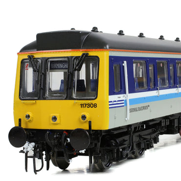 Bachmann Branchline 35-505 Class 117 3-Car DMU 117308 BR Regional Railways